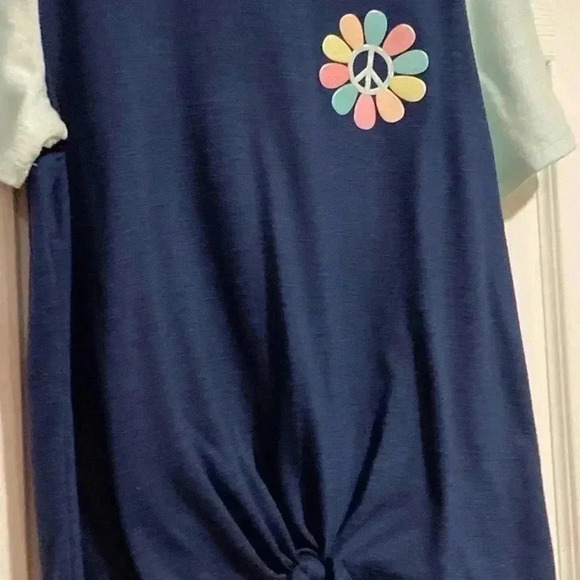 NWOT SO Girl’s Top Short-sleeve Blouse Sz. L 10-12 - Picture 4 of 5